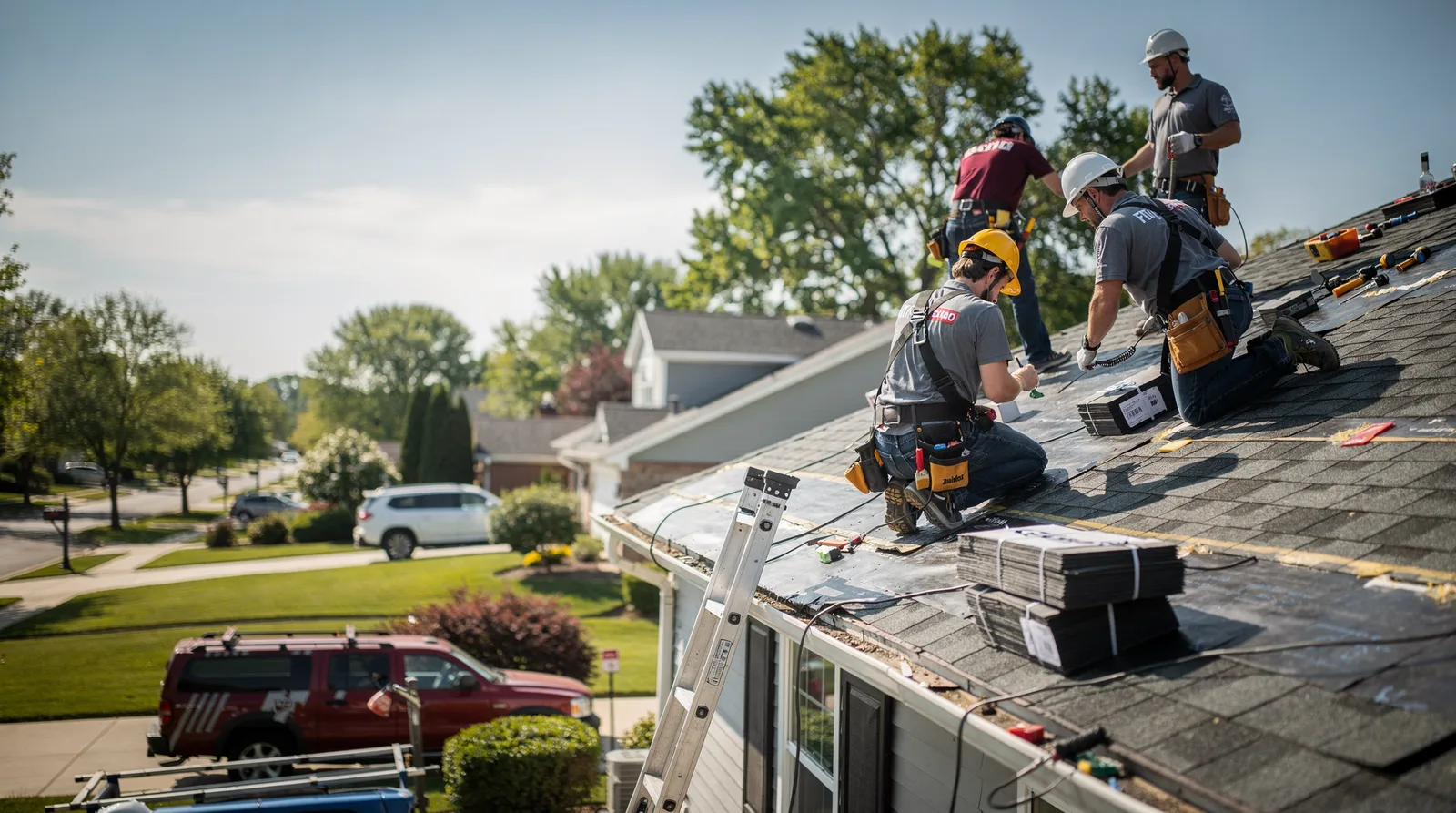 Roof Repair in Belleville, IL around you
